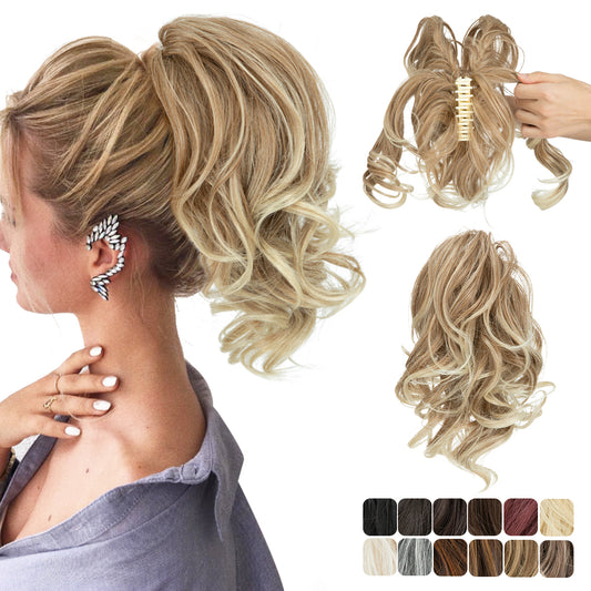Cora Cora — Claw Clip Ponytail with Highlights