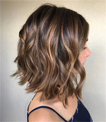 Opal loose wave bob with dimensional highlights