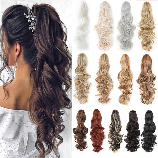 Penelope Penelope — Long Curly Claw Clip Ponytail