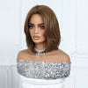 Straight Bob Wig with Curtain Bangs