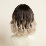Joyce shadow-root bob wig — back view