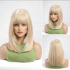 Straight Bob Wig — Platinum Blonde