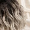 Joyce shadow-root bob wig — hair detail