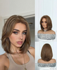 Straight Bob Wig with Curtain Bangs