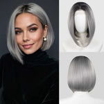 Diana – Natürliche Bob-Spitzenfrontperücke